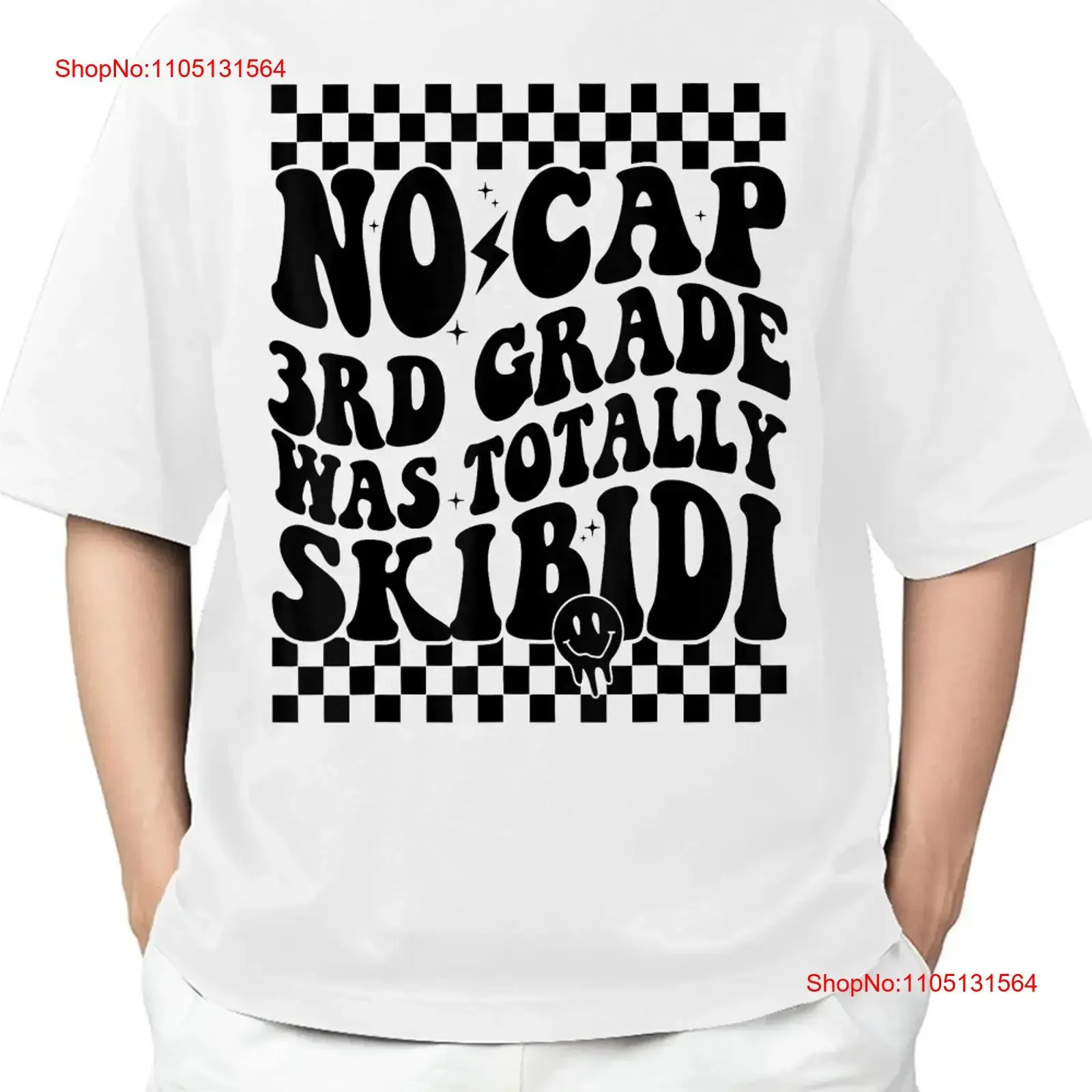 تي شيرت Totally Skibidi Last Day of School للبالغين بمظهر S 4XL عتيق ملابس مصممة ملابس الشارع الشهير ناعمة للجنسين