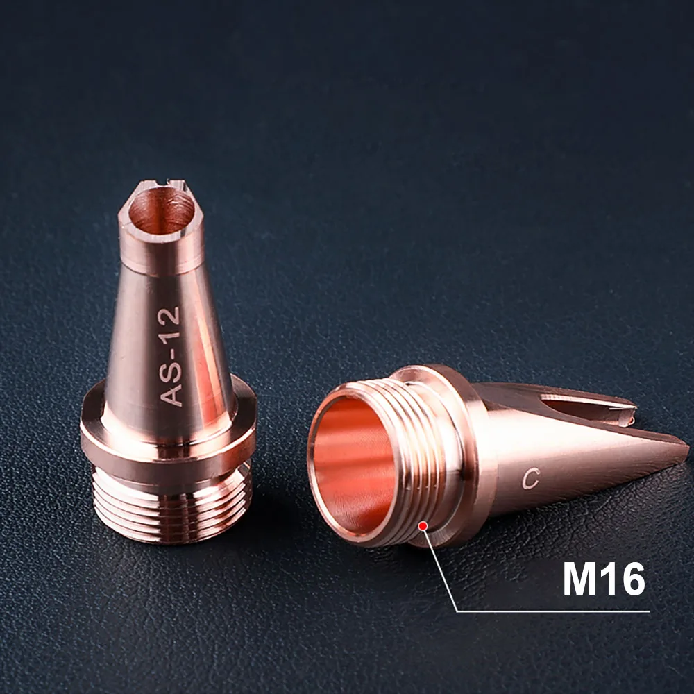 10 Stück Laserschweißdüsen aus Kupfer, Typ M16 A-H, mit Drahtvorschub für SUP CQWY Relfar Handlaserschweißgerät – Detail 3
