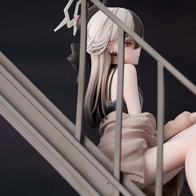 Blauw Archief Kayoko Onikata Figuur Jurk Zithouding Meisje Anime 2D PC Case Decor Gift