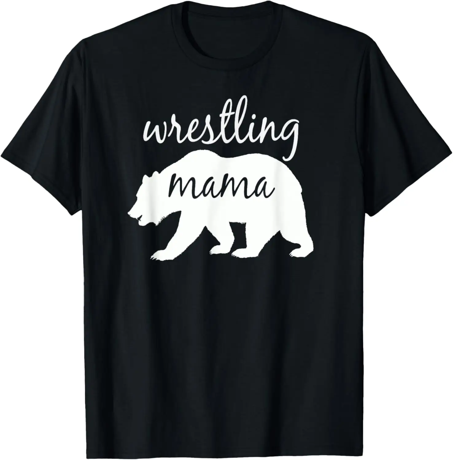 Camiseta de lucha libre mamá oso camiseta de mamá lucha