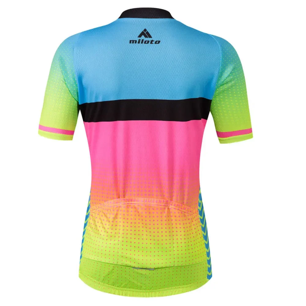 Cycling Jersey Set Pink Women Summer Short Sleeve Bicycle Cycling Clothing MTB Bike Clothes Uniform Wear Maillot Ropa Ciclismo