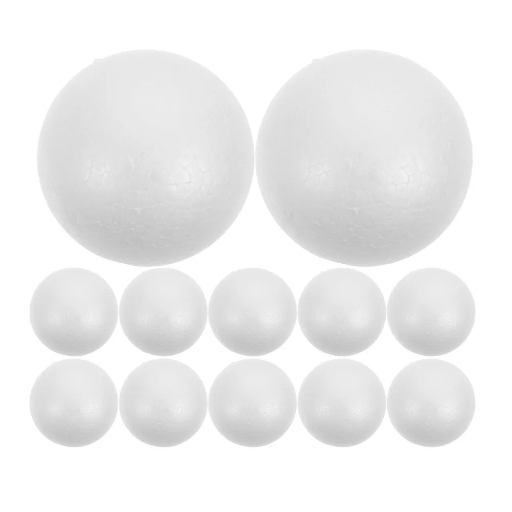 20Pcs White Half Sphere Polystyrene Ball Smooth Surface for Bridal Bouquet Crafting Floral Foam Block Wedding Decoration view 6
