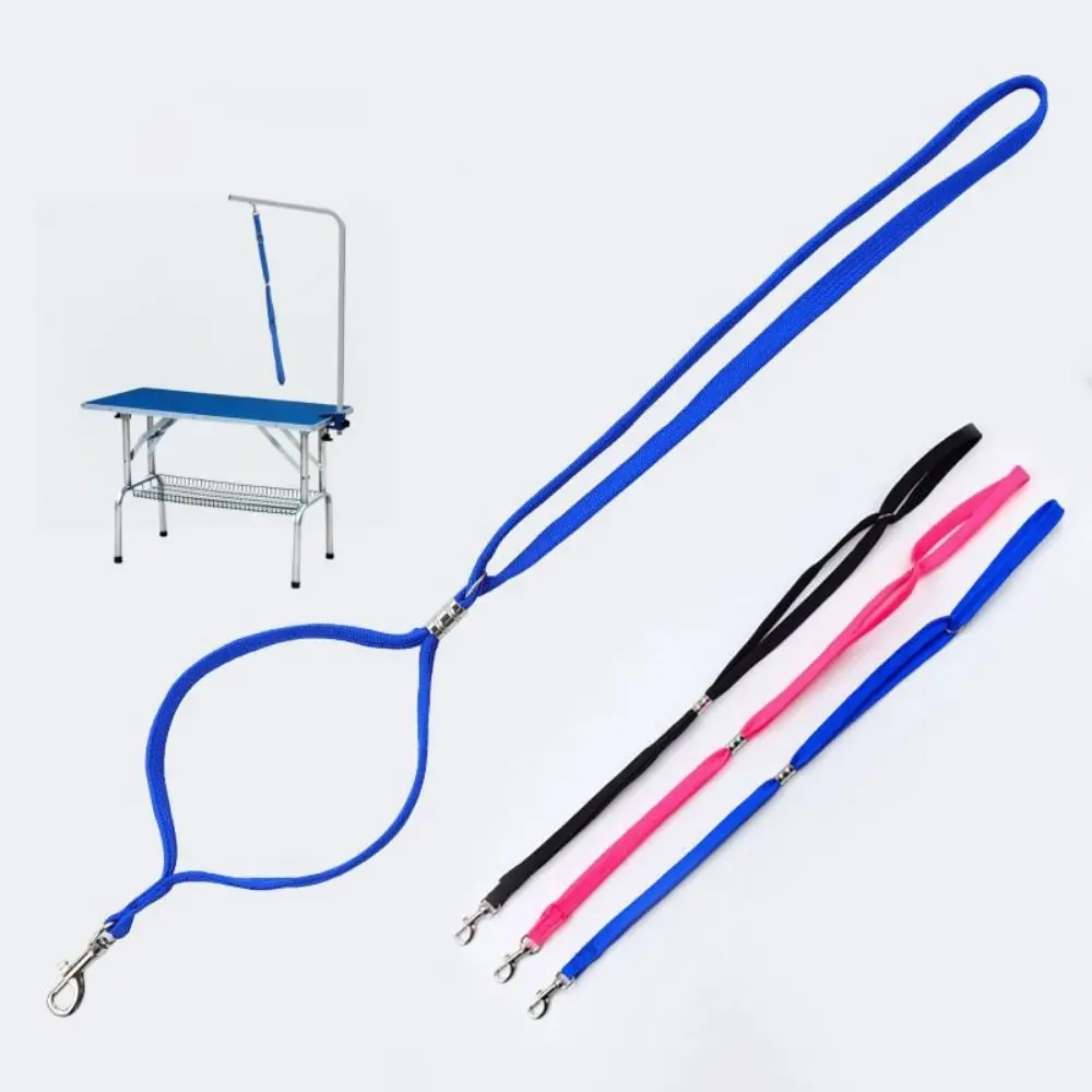 Nylon Pet Grooming Fixed Rope Solid Color Puppy Bath Safety Leash Dog Bathing Strap Traction Belt Adjustable