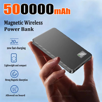 500000mAh Magnetic Power Bank Portable Wireless PD22.5W Fast Charging External Battery for Magsafe For iPhone Samsung Xiaomi