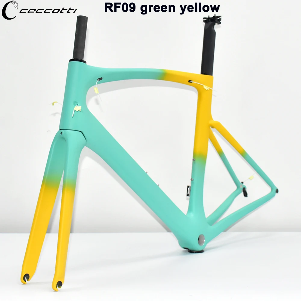 DIY color For T1000 Full Carbon Road Bike Frame BB68 Thread Bicycle Frameset MAx tires 28mm