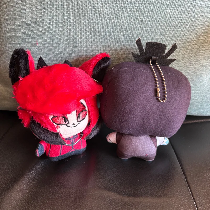 15 cm Alastor 3 V Vox Plüschtiere Tasche Schlüsselanhänger Lustige Anime Animation Hazbin Hotel Charakter Figur Plushie Schlüssel Kette Anhänger Puppe – Detail 6