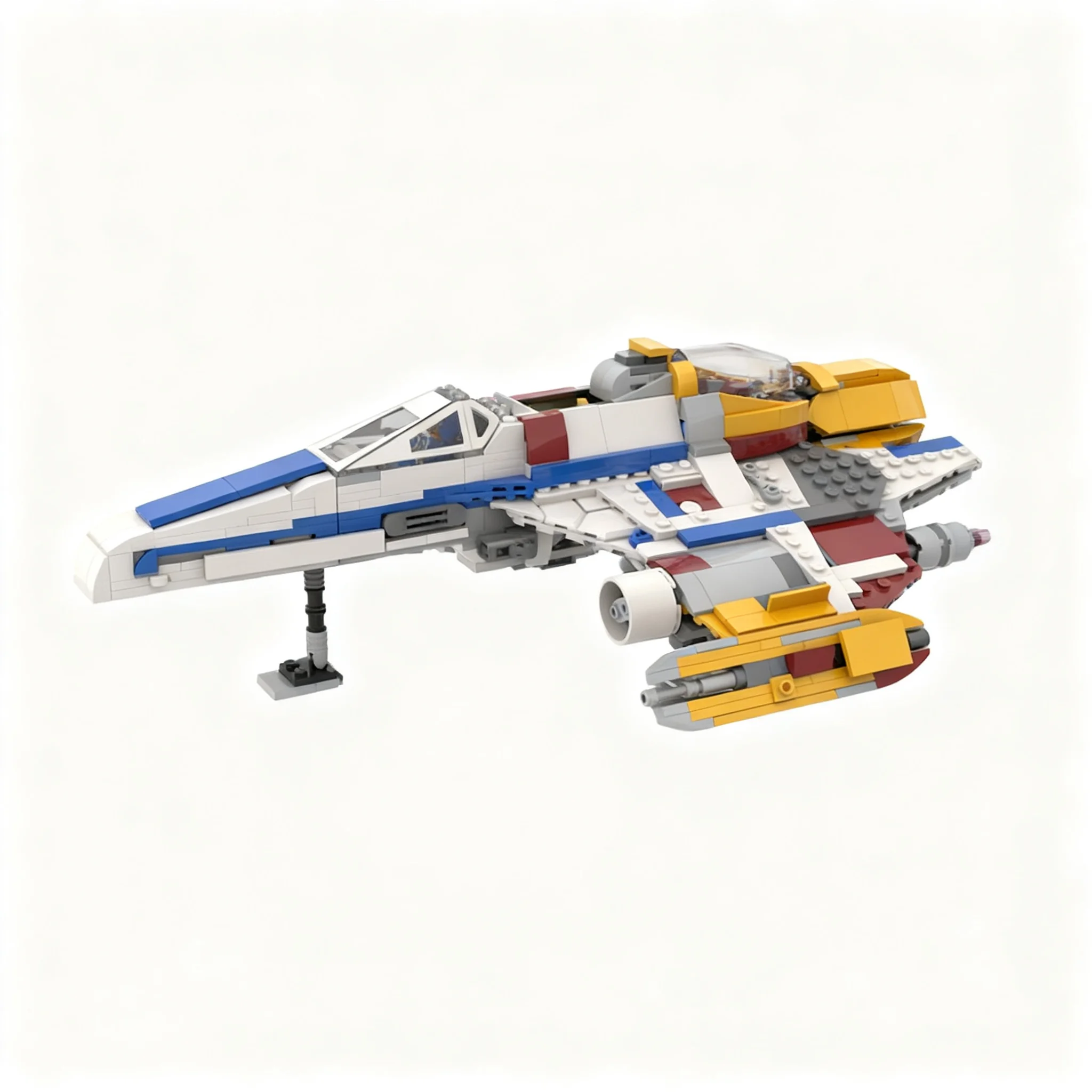 875pcs MOC FiE-Wing Ugly Starfighter - Alternate Build Star Battle Model Building Blocks Christmas Gifts Toy DIY Craft Assemble