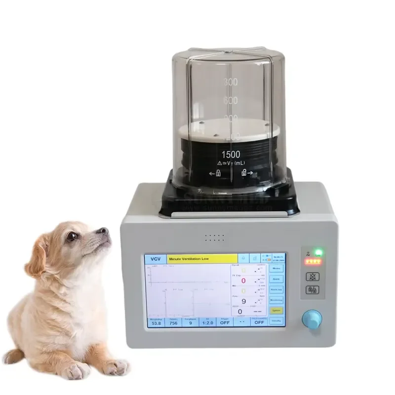 SY-W006-3_vet 9-inch Touch Anestesia for Veterinary Use Turbine