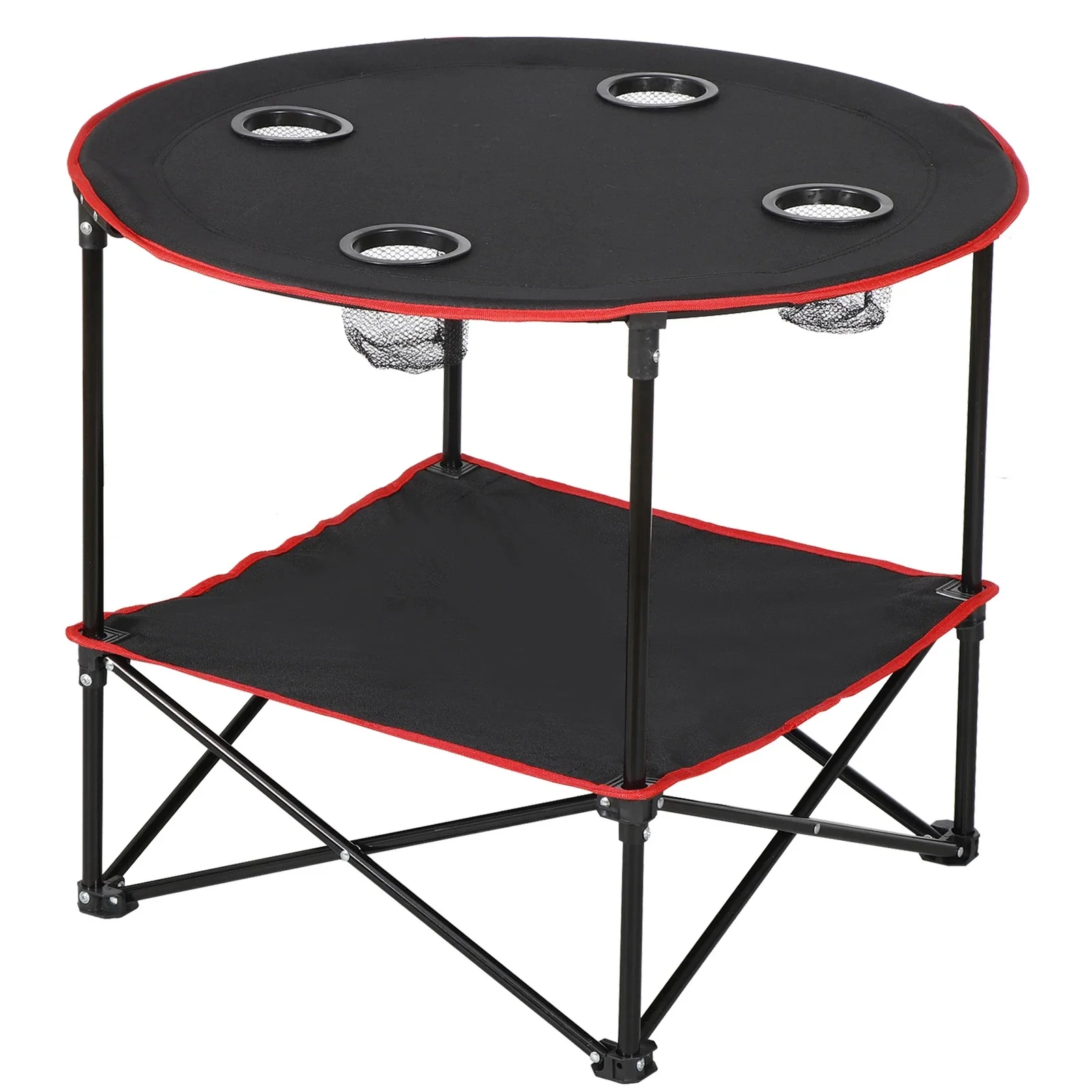 

Foldable Camping Table Outdoor Beach Picnic Table Lightweight with Carry Bags