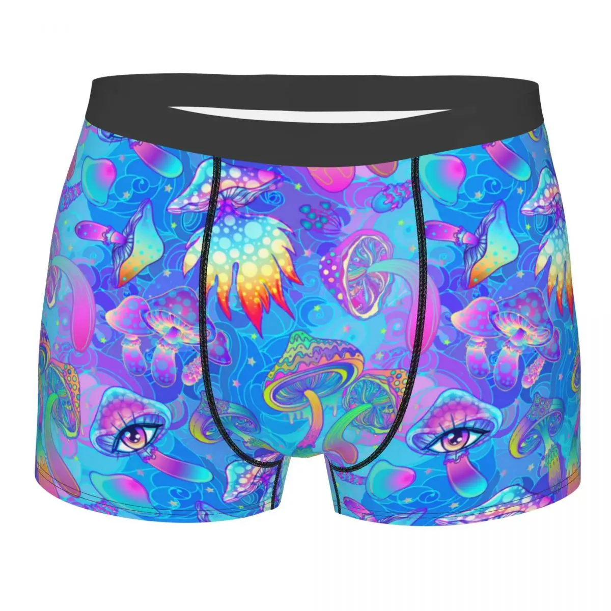 

Sexy Male Psychedelic Magic Mushrooms Underwear Boxer Briefs Breathable Shorts Panties Underpants