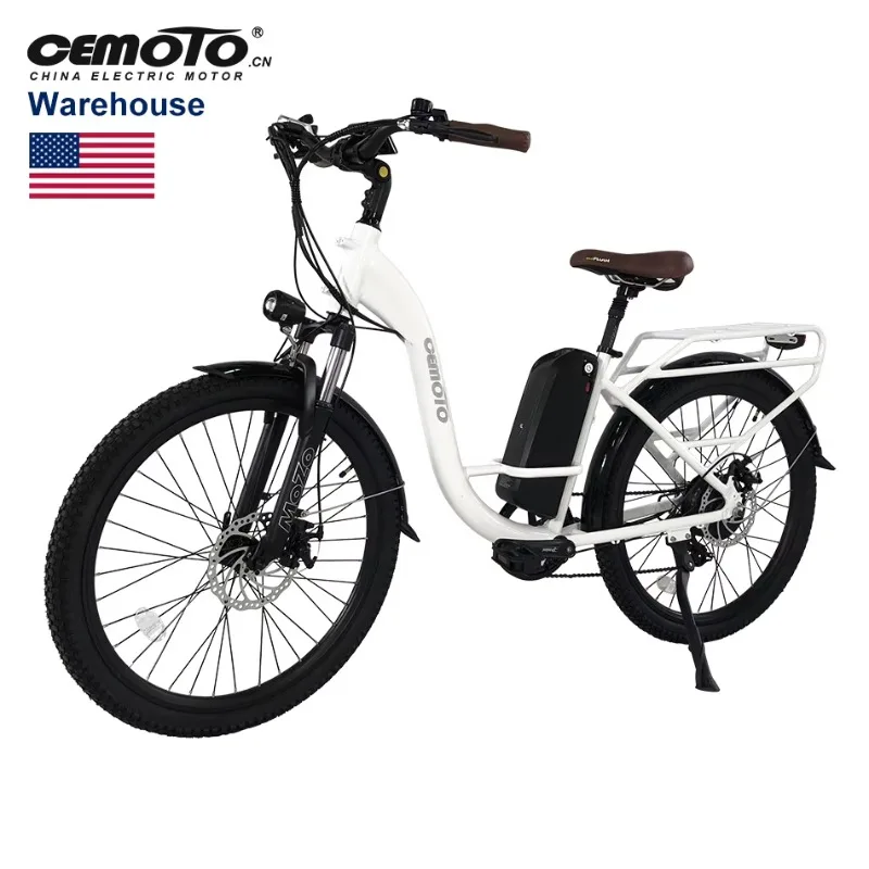

Hot Sale China Freight Electric Bike 7 Speed 48v Lithium Battery 500W 750W 26 Inch Road City Electric Bike Women's Electric Bike