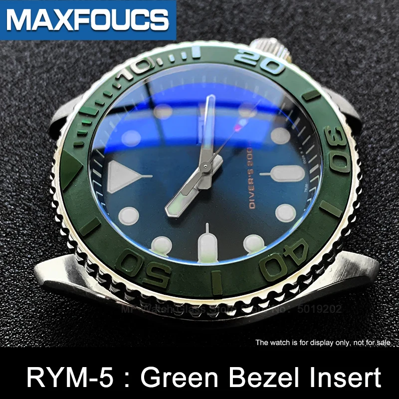 Sloping Ceramic Bezel Insert 38*30.6mm MOD For Seiko brand SKX007 skx011 Divers Replacement of watch accessories parts