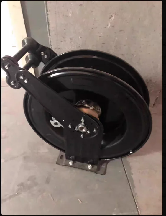 Manufacturer High Pressure Washer Hose Reel Wall Mounted Retractable Water Hose Reel Car Wash Equipment