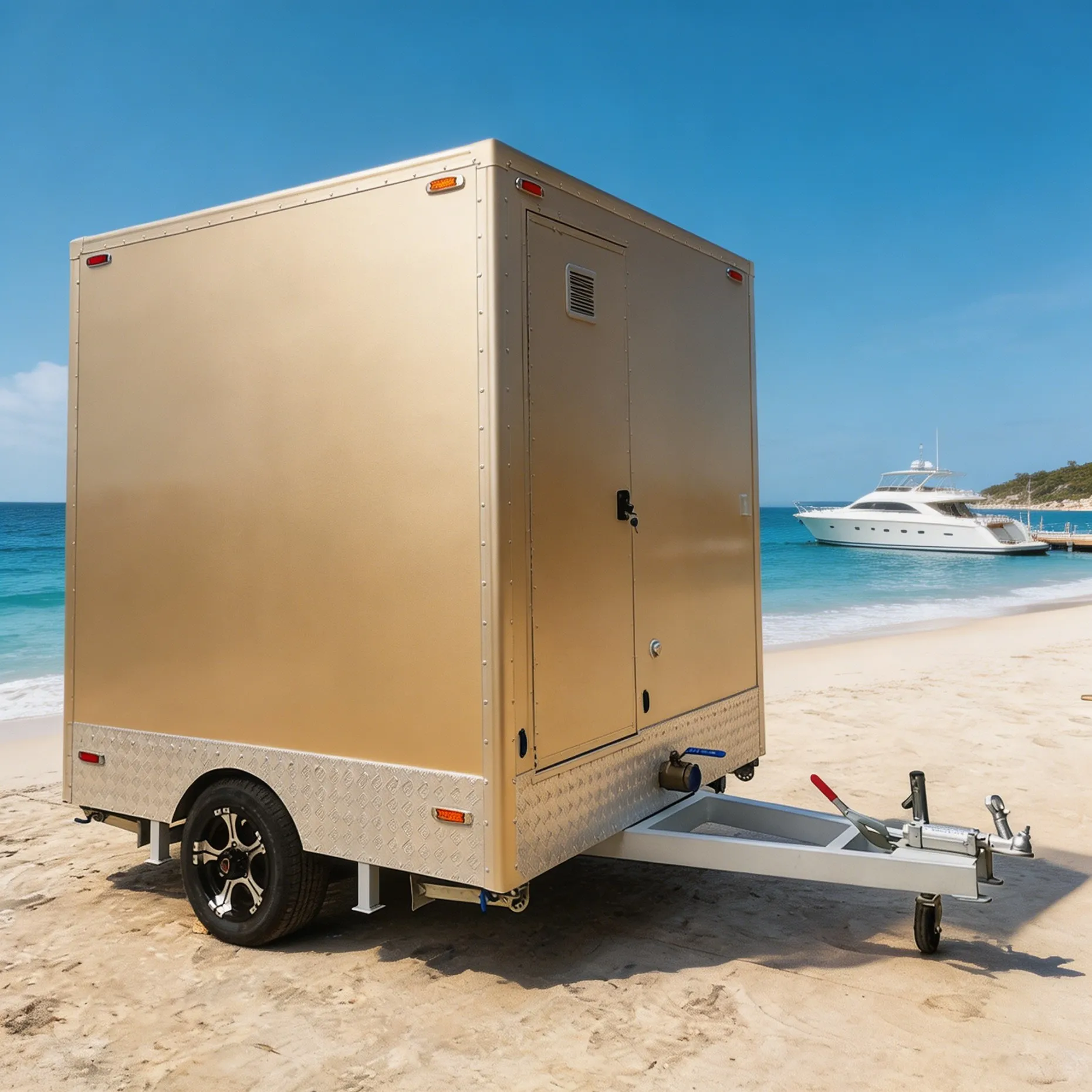 Innovative Portable Bathroom Trailer Customizable Sophisticated Mobile Shower Room