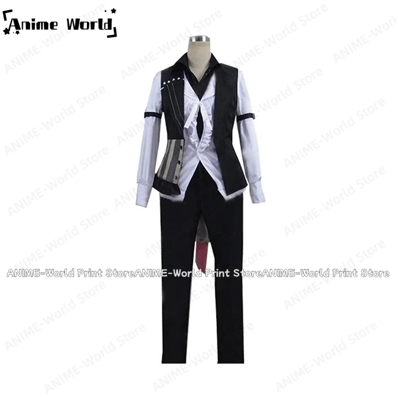 

《Custom Size》Diabolik Lovers Shin Tsukinami Uniform Cosplay Costume Christmas Party Halloween Uniform