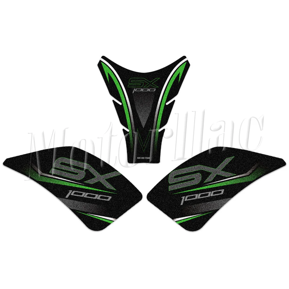 Motorrad Anti-Rutsch-Seitentankpad-Aufkleber Kniegriff-Schutzfolie Zubehör für Z 1000SX Ninja 1000SX 2017-2024 – Detail 6
