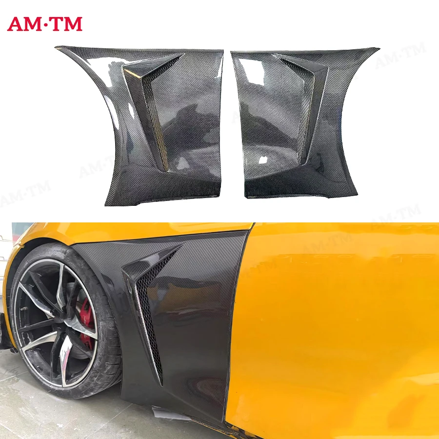 

Для Toyota GR SUPRA A90 A91 MK5 2019+ крыло из углеродного волокна, модернизация замены листовой пластины из углеродного волокна, обновленный комплект кузова