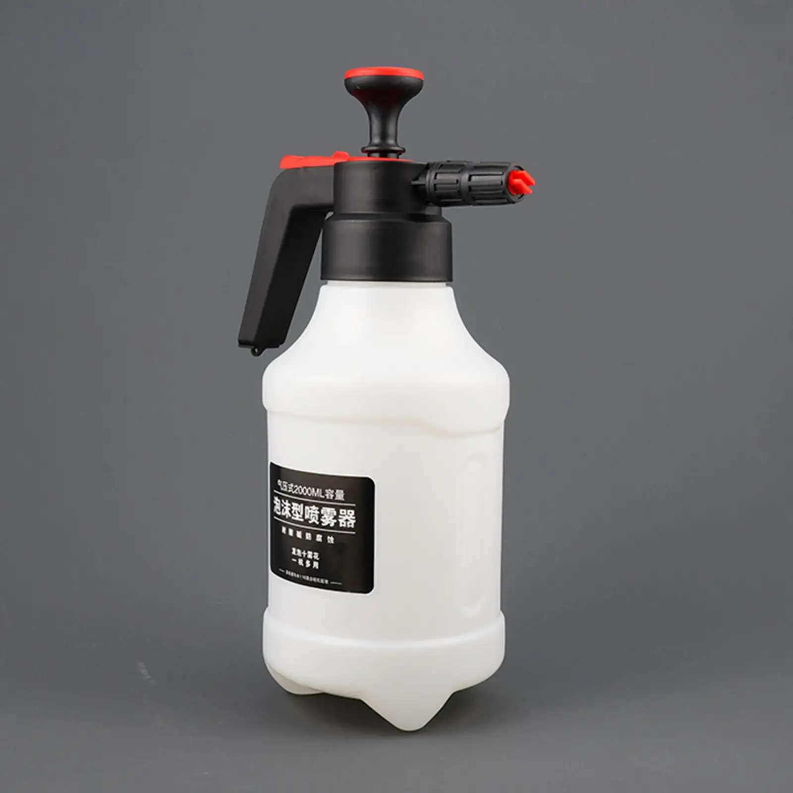 Car Water Sprayer Hand Pressurized Soap Sprayer 2000ml Plants Sprayer with 3 Nozzle Cleaning