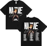 Doja Cat Ma Vie World Tour 2026 Merch camiseta hombres mujeres moda Hip Hop camisetas estéticas algodón acogedor Casual camiseta ropa de calle