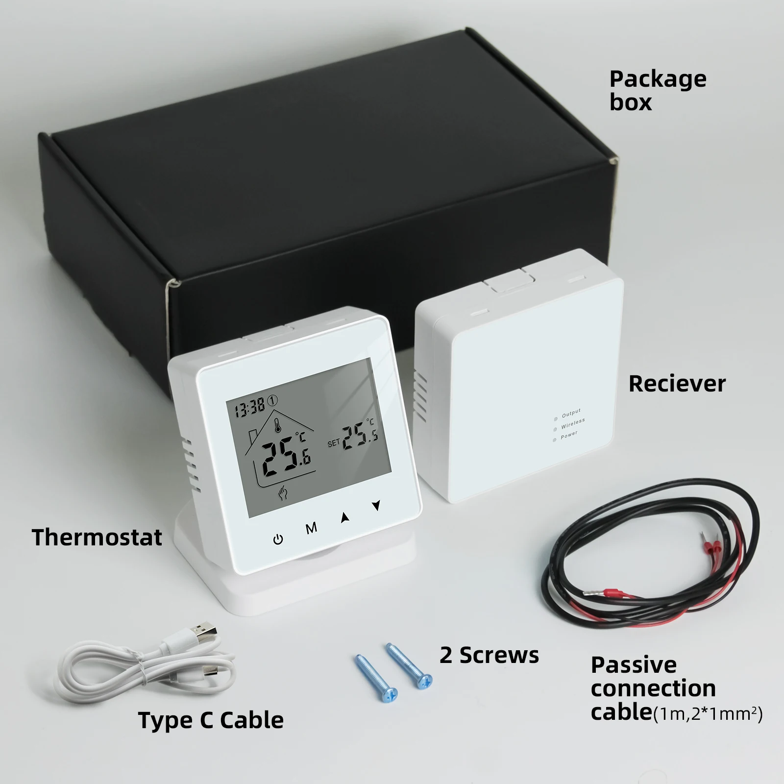 Smart Wireless Thermostat for Gas Boiler Room Heating RF Digital Temperature Controller Programmable