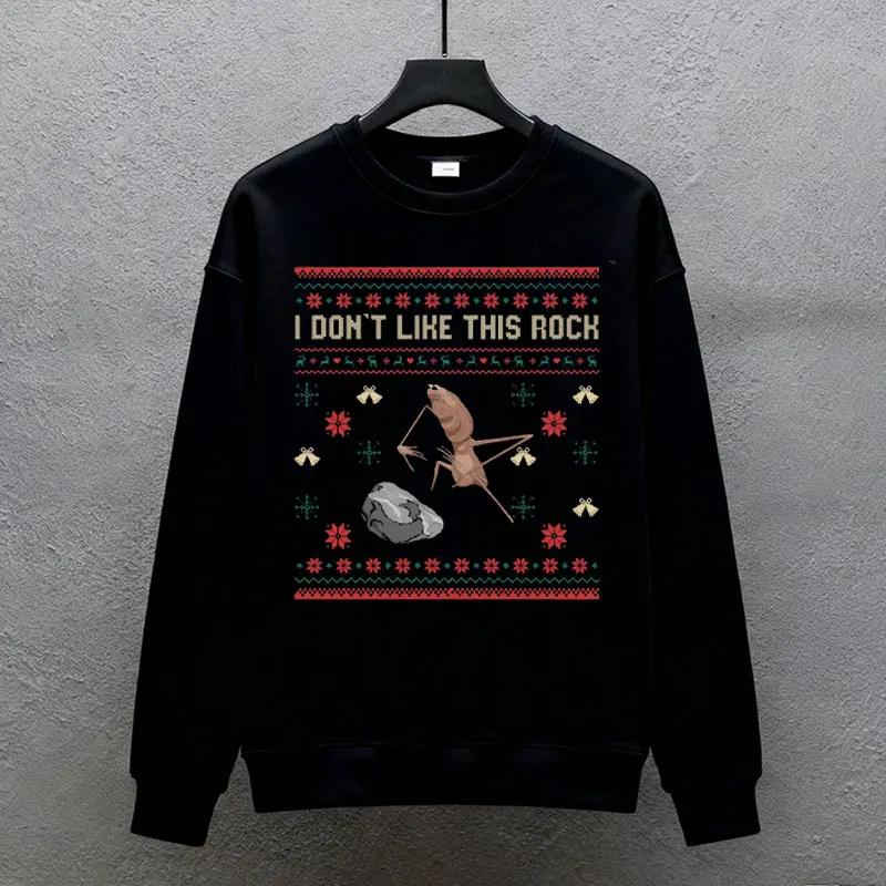 ماركوس الدودة البلوز لا أحب هذه روك بلوزات مضحك ميمي الدماغ روت Kawaii ملابس الشتاء ملابس النساء عيد الميلاد