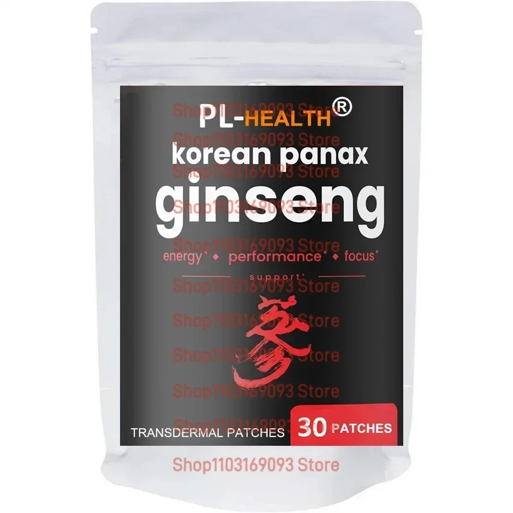 

Korean Korean Red Ginseng Root Transdermal Patches for Energy, Focus, Performance, Vitality & Immune 30 Patches