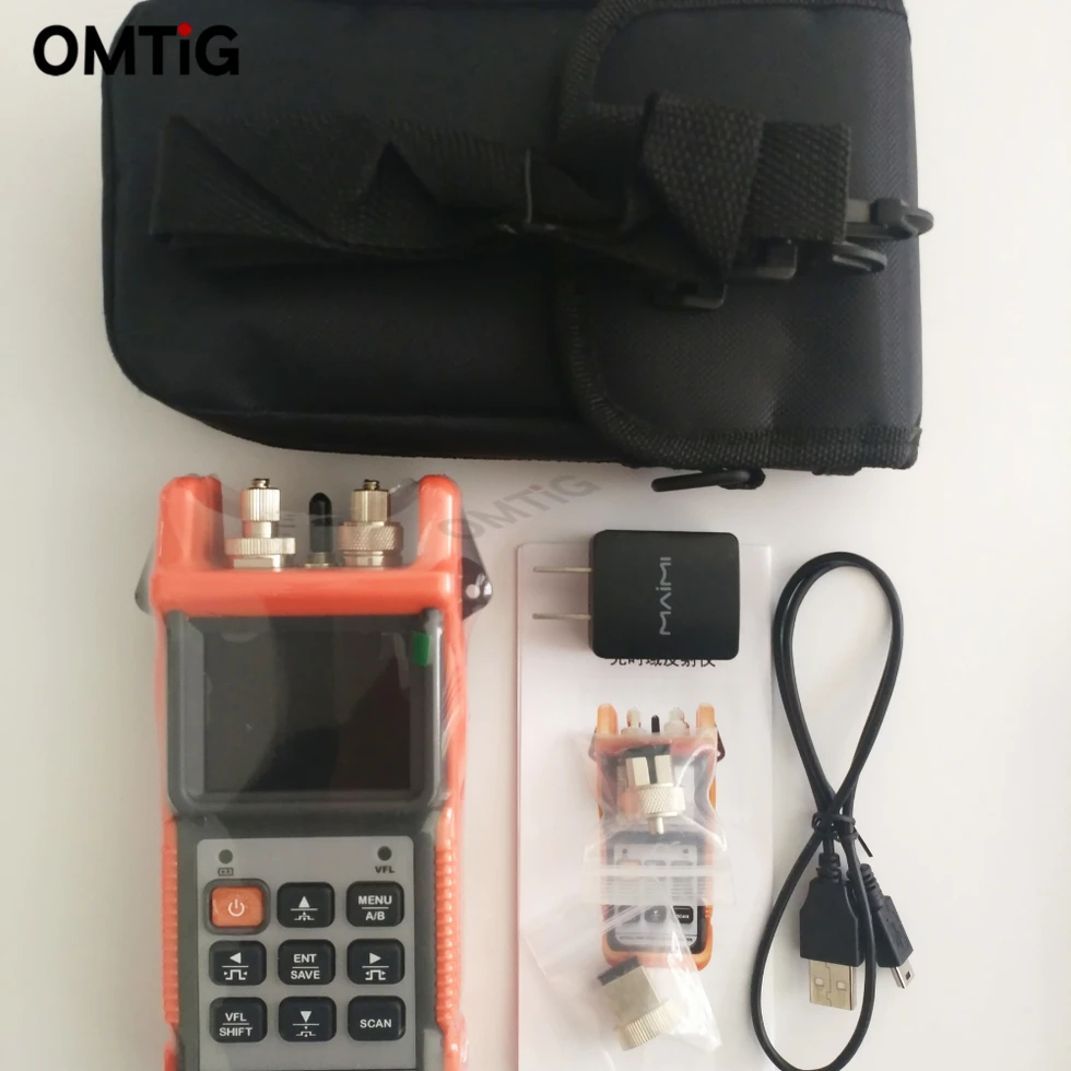 

CY190Pro OTDR Optical Time Domain Reflector Built-in Optical Power Meter OPM + VFL 10km 1310/1550nm Active Fiber Tester