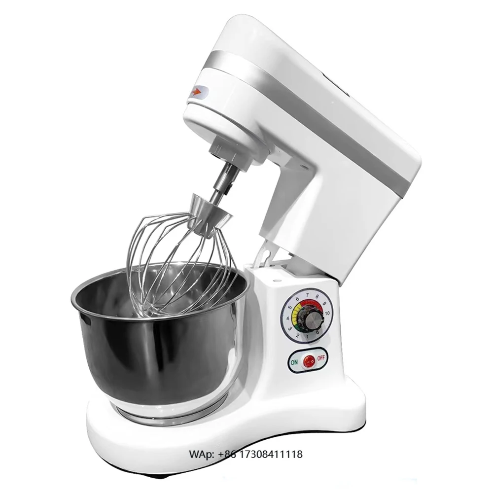 

ZB-7L stainless steel bowl tilt head kitchen food mixer with dough hook mixer