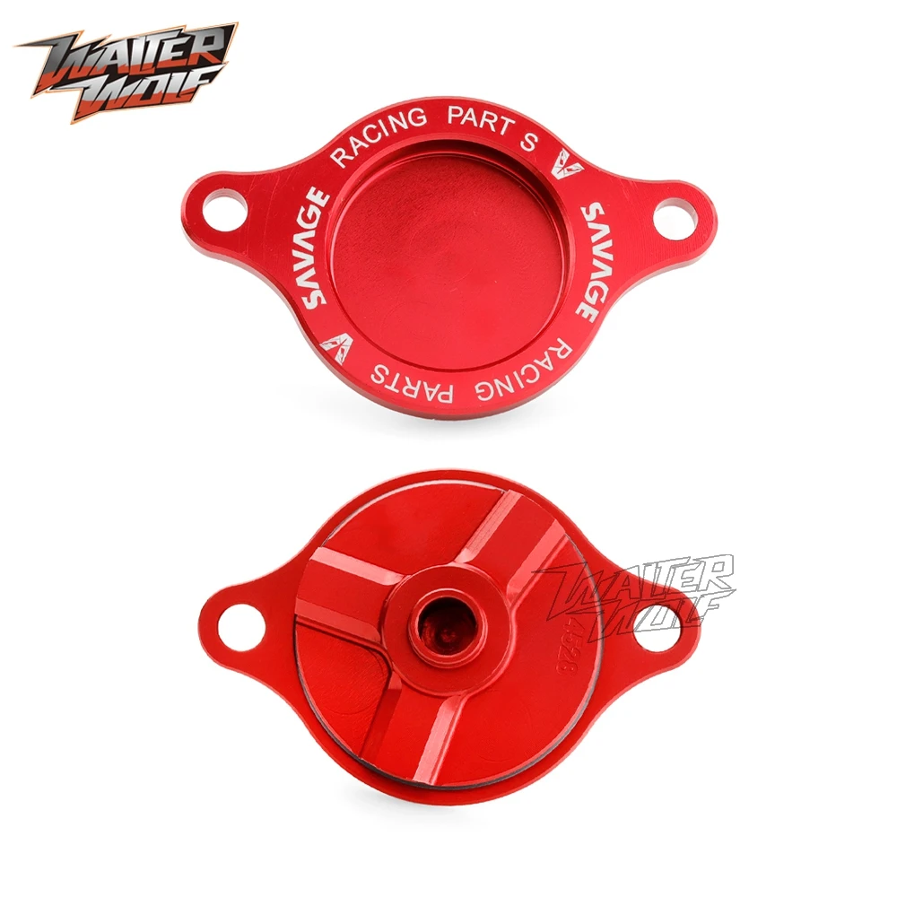 CRF450 Motocross Enduro Engine Oil Filter Cover Plug Cap For Honda CRF450R CRF450X TRX450R TRX450ER CRF TRX 450 R/X 2002-2017