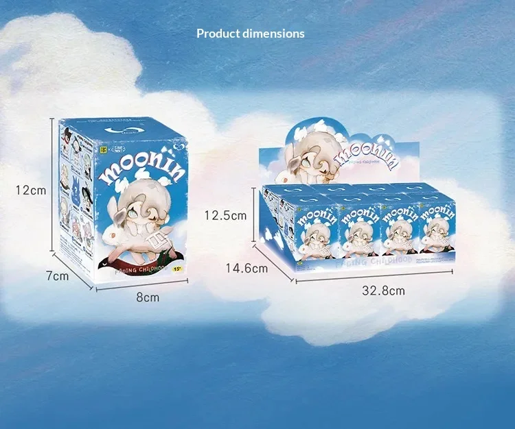 Authentische Moonin Faded Childhood Series Blind Box Niedliche Trendige Sammelfigur Desktop-Deko Ornament Geburtstagsgeschenk für Fans – Detail 11