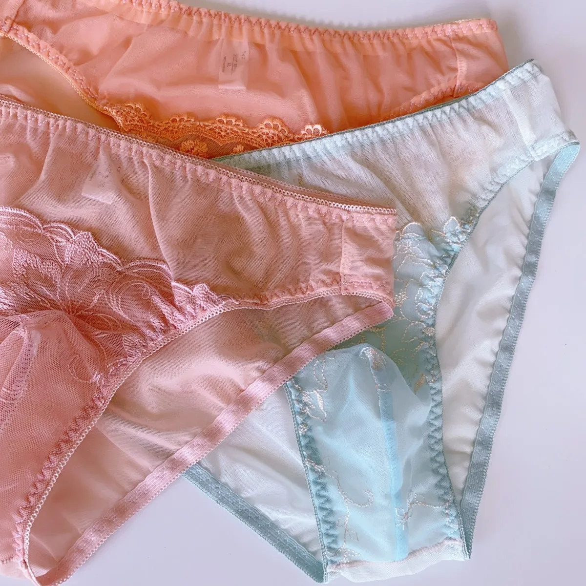 Man's Pink Lace Briefs - view 4
