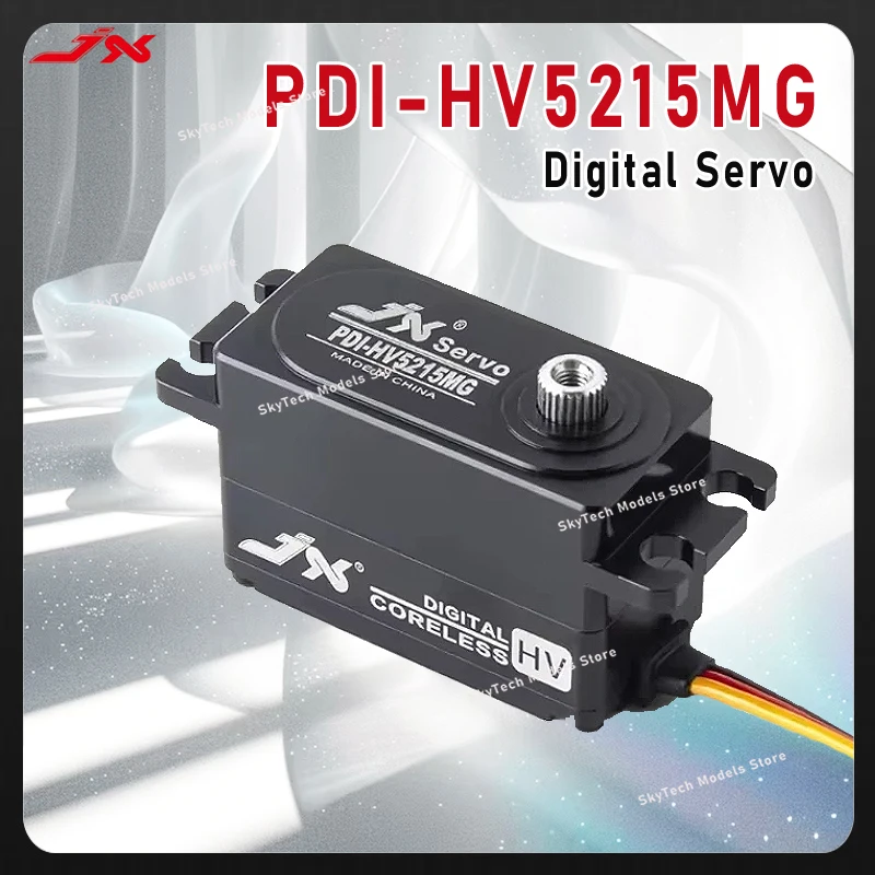 JX Servo PDI-HV5215MG Low Profile 8.4V 15kg Digitale Coreless Metal Gear Servo voor 1/8 1/10 RC Auto boot Robot