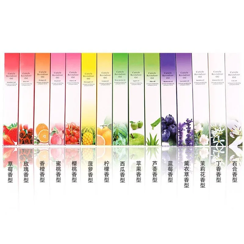 3 ml Nagel Ernährung Öl Stift 15 Gerüche Nagelhaut Revitalizer Öl Anti-barb Nagel Rand Öl Nagel Behandlung stärkung Pflege Werkzeuge