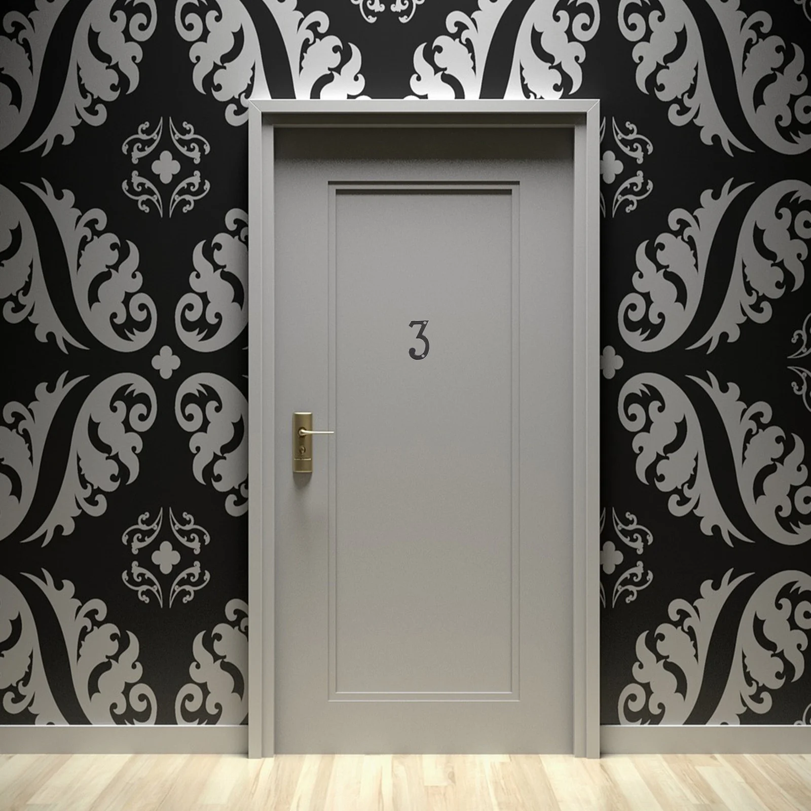 1Set Cast Iron Metal Number for Address Outdoor Weatherproof Metal Mailbox Number Numbers for Address Outside