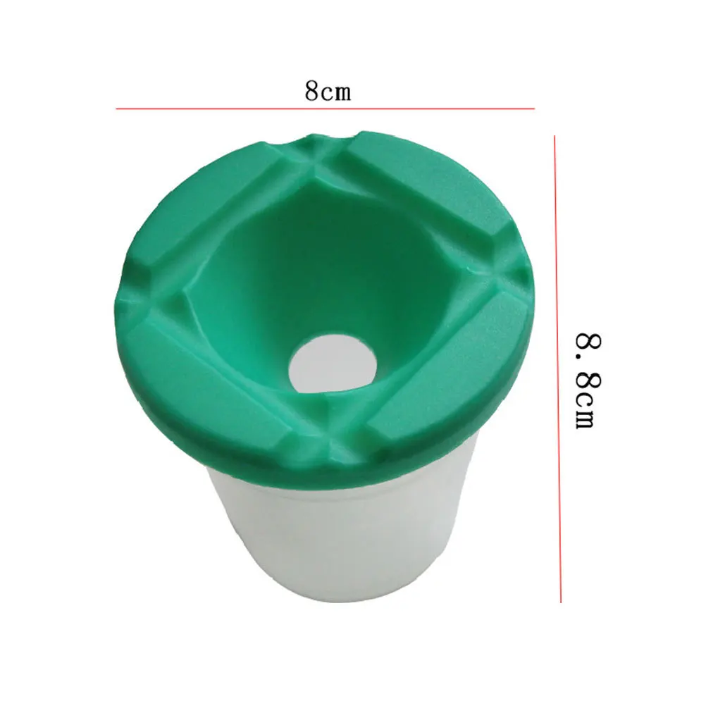 مجموعة فرش الرسم مكونة من 4 أكواب طلاء مغسولة، أكواب شفافة مانعة للتسرب لمجموعة أدوات التلوين الفنية اليدوية #4