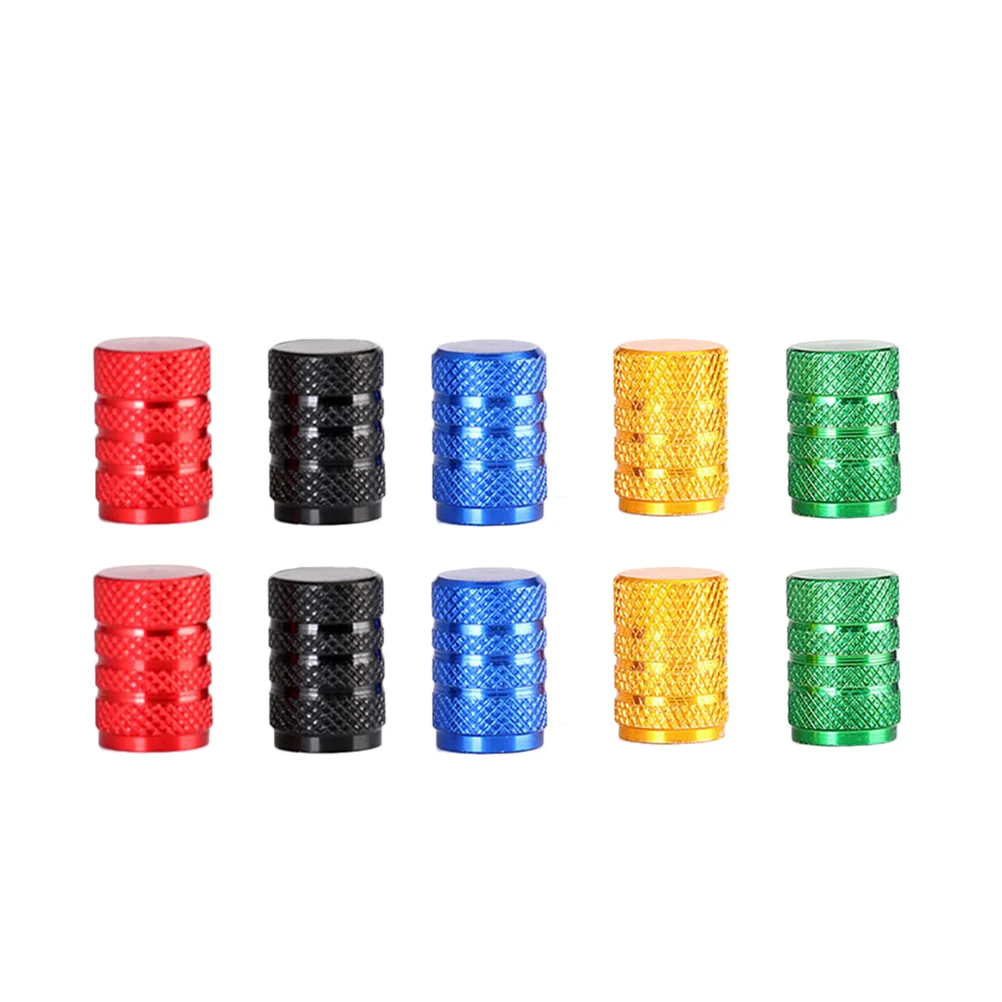 40pcs Car Tire Stem Caps Aluminum Tire Wheel Rims Stem Air Caps Cover for Car Truck Tire Screw Cover (Random Color)