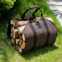 Supersized Canvas Firewood Carrier Log Carrying Bag Handbags Wood for Log Carrier Fireplace Tote Firewood Storage Bag Supplies