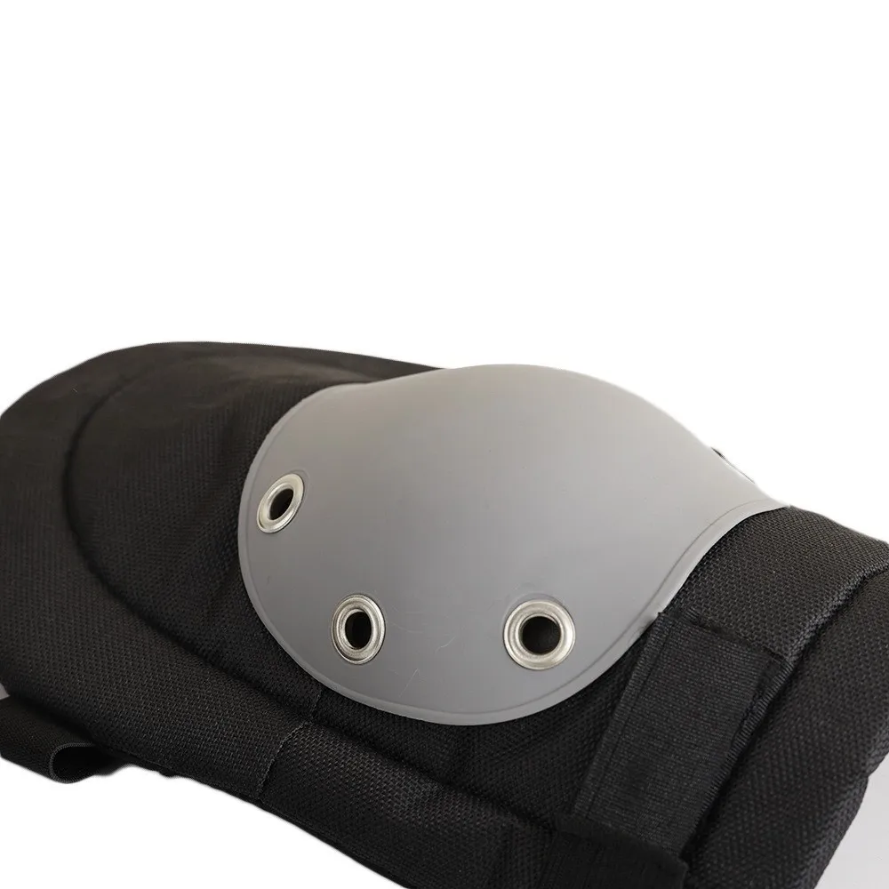 Soft Work Knee Pads Adjustable Straps Black Professional Knee Pads Protective Padding Protective Knee Pads Skating