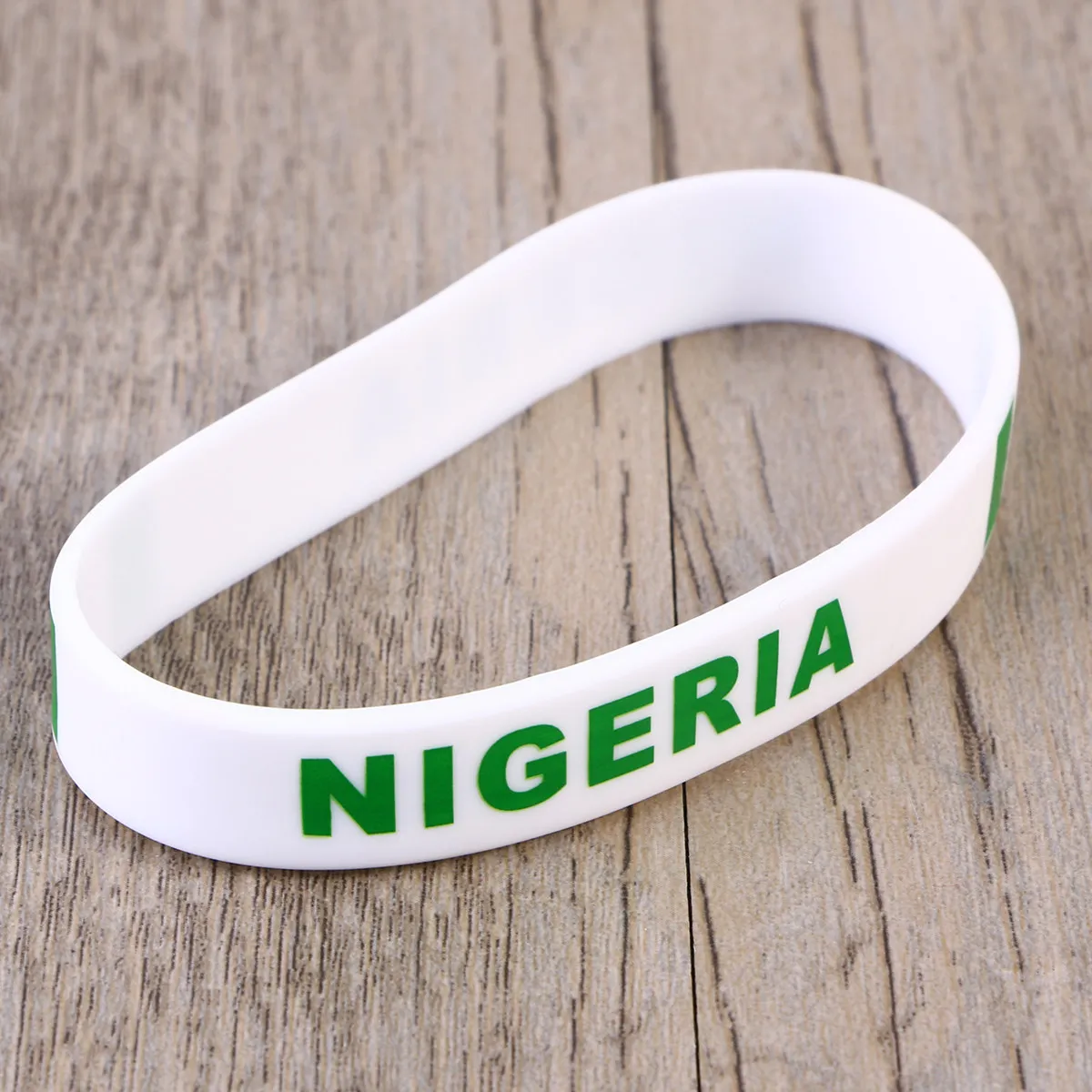 6Pcs Country Silicone Wristband Premium Bracelet for Football Match Cheering Flag Wristbands