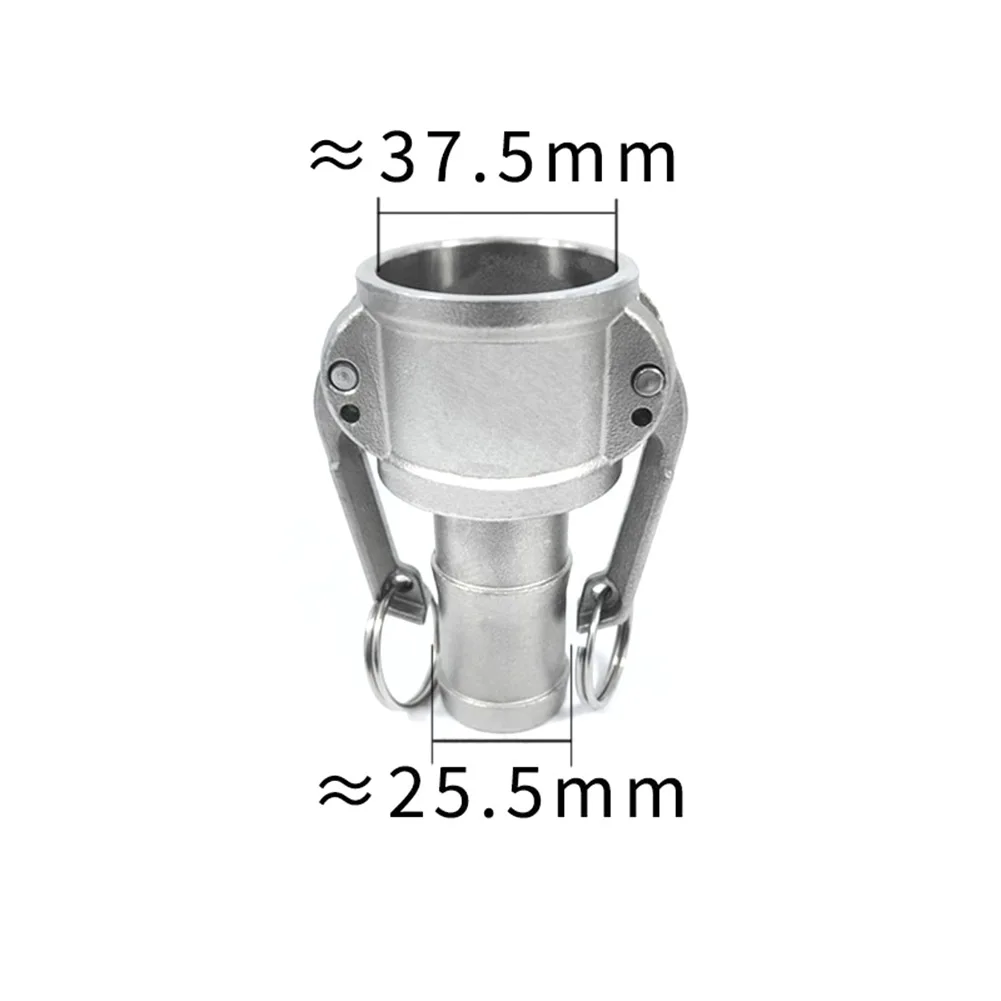 

Комплект из 2 алюминиевых быстроразъемных соединений Camlock (тип A + тип D) для шлангов высокого давления, для различных применений