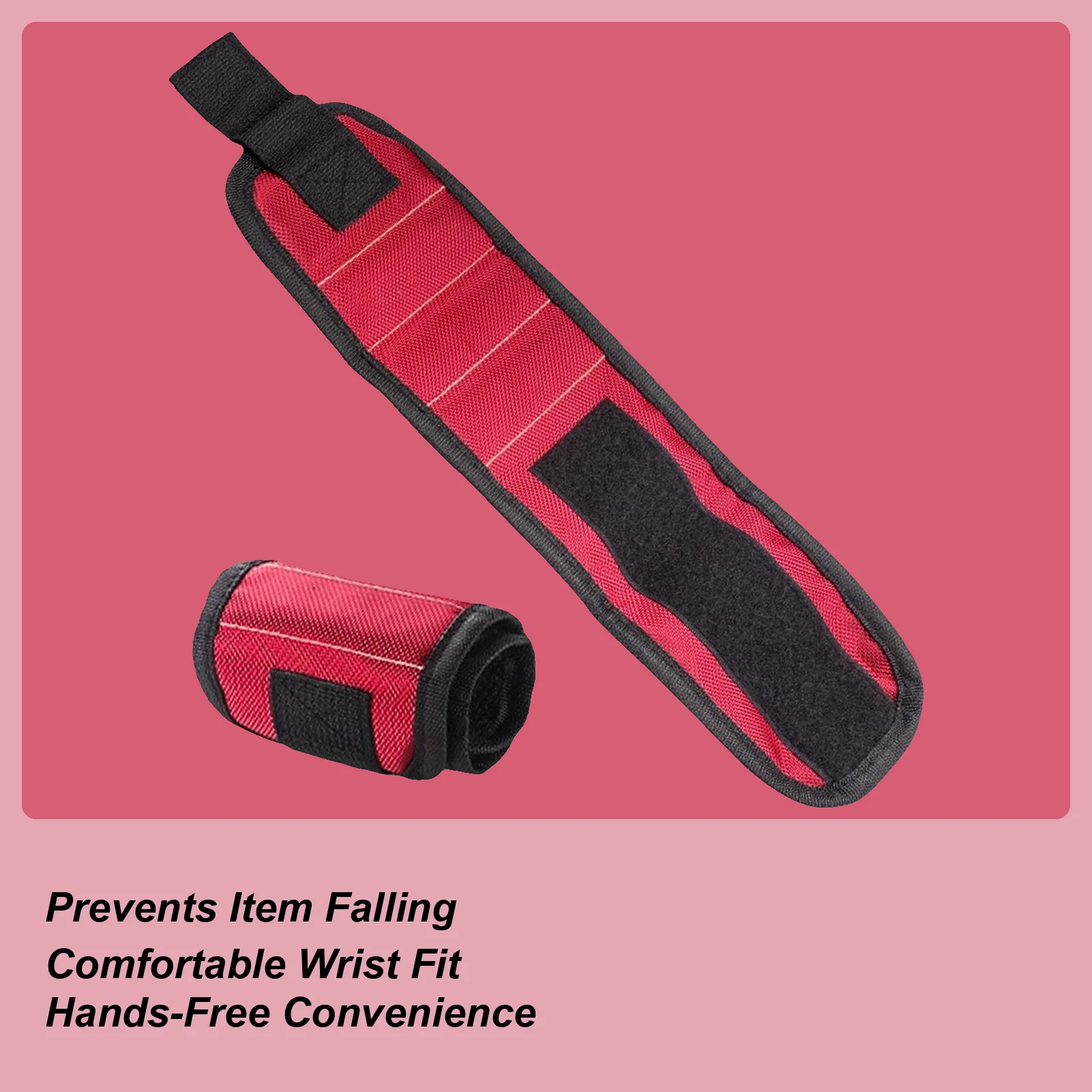 

Магнитный браслет-держатель для инструментов, компактный магнитный браслет для хранения, маленький пояс для инструментов для отца, парня, дедушки, дяди, мужа