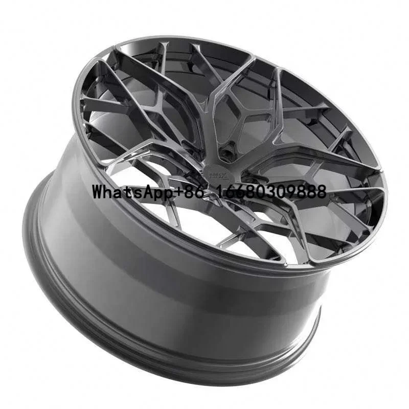 Aluminum matt black 4x108/100 5x100/114.3 15 16 17 18 inch passenger car alloy wheels made in China