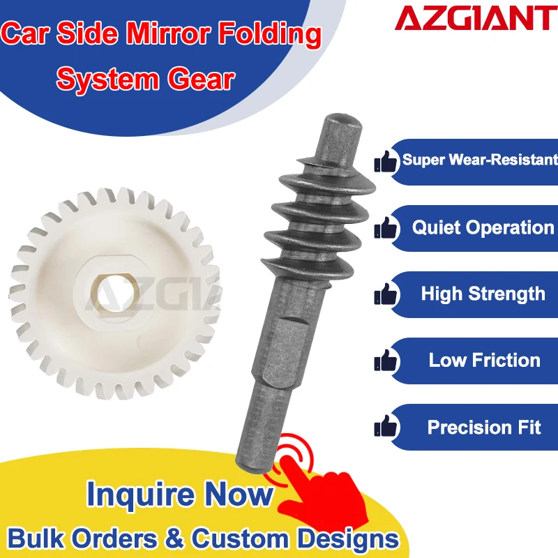 Agiant Car Side Wing Mirror Folding Part Motor Gears Set For Mazda 3 Sport MK1/Axela Spor MK1 2003-2009 Replacement Accesseries