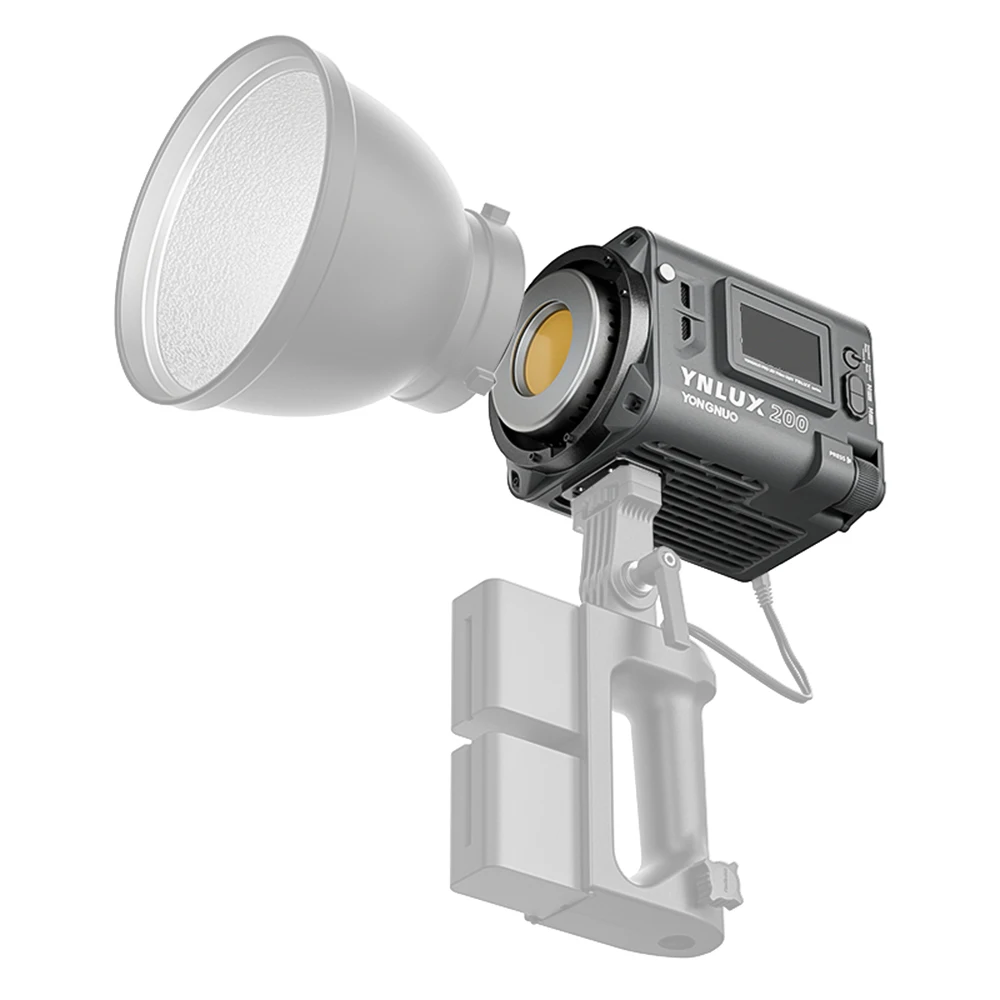 LED Video Light 200W High Power Photography Light 5600K with COB Bead 12 Lighting Scene Effects Support BT Connection