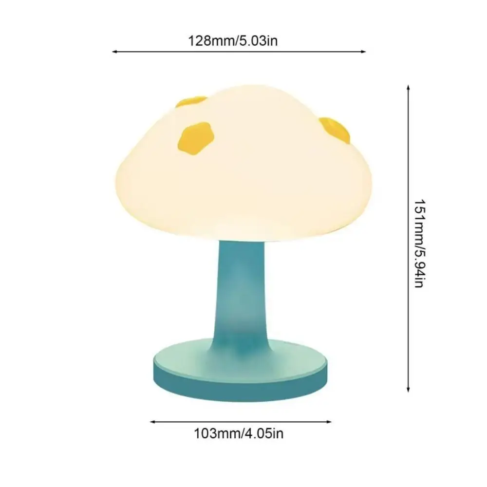 Cartoon USB Charging Cloud Table Lamp Dimming Desktop Sleeping Atmosphere Light LED Soft Light Bedside Table Lamp Home Decor