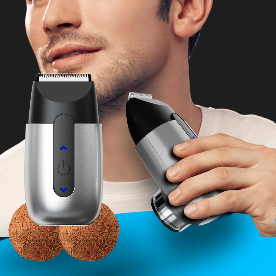 

Триммер 2-в-1 для чувствительной кожи — беспроводной мужской/женский грумер с быстрой зарядкой и двойными лезвиями