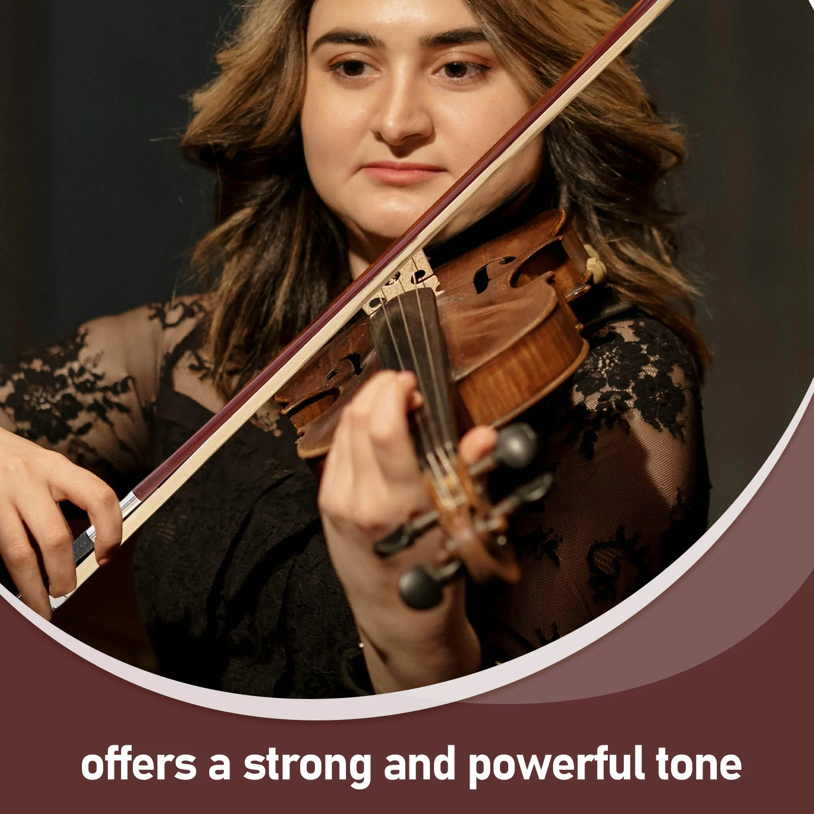 

5pcs 5 Count 1/2 Violin Bow Advanced Student Size Accessory Horse Hair Half Beginner's Cello