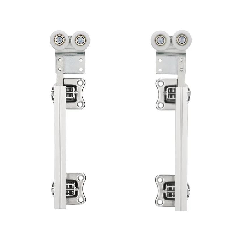 Upper Track Wardrobe Folding Door Track Hinge Cloakroom Sliding Door Hanging Sliding Folding Door Hinge Hardware Accessories