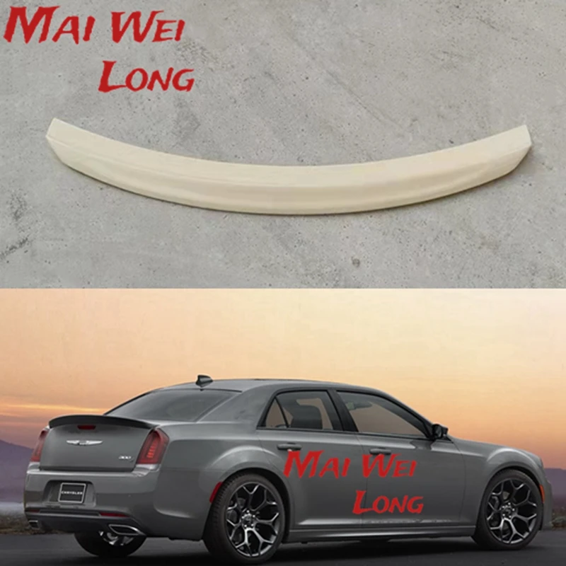 For Chrysler 300 300c 2011-2016 Spoiler Factory Style ABS Plastic Look Rear Trunk Wing BodyKit Accessories