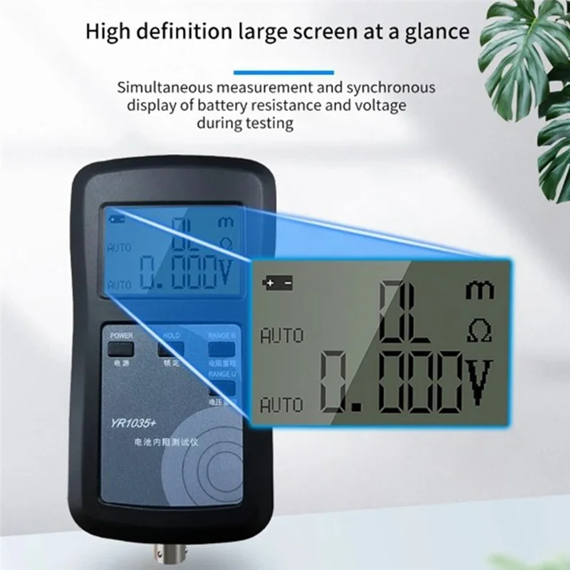 

A7THK-YR1035+ 4-Wire Lithium Battery Internal Resistance Tester 100V Battery Internal Ohm Meter For Ni-MH Ni-CD Li- Battery